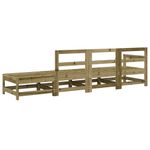 Casa si Gradina - Gradina si terasa - Mobilier exterior - Canapele si fotolii gradina - Set mobilier relaxare de gradina, 4 piese, lemn de pin tratat - Infinity.ro