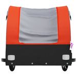 Sport si Outdoor - Ciclism - Accesorii pentru biciclete - Remorci biciclete - Remorca pentru biciclete negru/portocaliu, 30 kg, fier, mărime 123x52x53 cm - Infinity.ro
