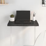 Casa si Gradina - Mobilier - Feronerie si accesorii mobila - Blat de masa maro 60x50x(2-4) cm, lemn masiv stejar tratat, maro închis - Infinity.ro