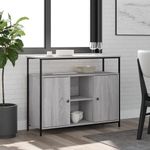 Casa si Gradina - Mobilier - Comode si corpuri - Comode - Servanta, gri sonoma, 100x35x80 cm, lemn compozit - Infinity.ro