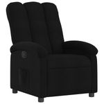 Casa si Gradina - Mobilier - Scaune si fotolii - Fotolii - Fotoliu rabatabil, negru, material textil - Infinity.ro
