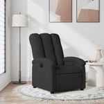 Casa si Gradina - Mobilier - Scaune si fotolii - Fotolii - Fotoliu rabatabil, negru, material textil - Infinity.ro
