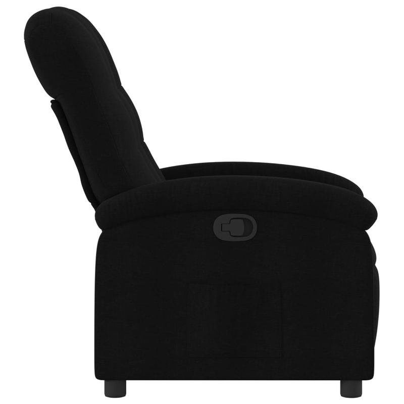 Casa si Gradina - Mobilier - Scaune si fotolii - Fotolii - Fotoliu rabatabil, negru, material textil - Infinity.ro