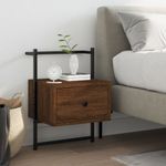 Casa si Gradina - Mobilier - Comode si corpuri - Noptiere - Noptiera de perete, stejar maro, 35x30x51 cm, lemn prelucrat - Infinity.ro