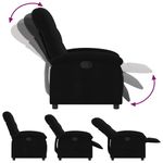 Casa si Gradina - Mobilier - Scaune si fotolii - Fotolii - Fotoliu rabatabil, negru, material textil - Infinity.ro