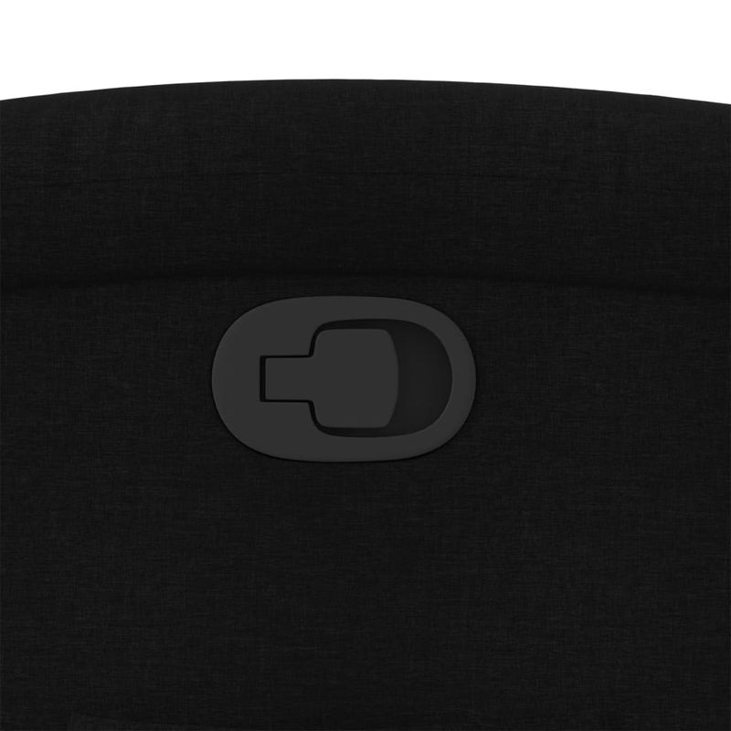 Casa si Gradina - Mobilier - Scaune si fotolii - Fotolii - Fotoliu rabatabil, negru, material textil - Infinity.ro