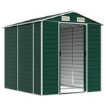 Casa si Gradina - Gradina si terasa - Casute de gradina - Sopron de gradina, verde, 191x215x198 cm, otel zincat - Infinity.ro
