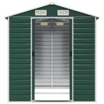 Casa si Gradina - Gradina si terasa - Casute de gradina - Sopron de gradina, verde, 191x215x198 cm, otel zincat - Infinity.ro