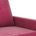 Casa si Gradina - Mobilier - Canapele si coltare - Canapele - Canapea cu 2 locuri, rosu vin, 120 cm, catifea - Infinity.ro