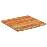Casa si Gradina - Mobilier - Biblioteci si rafturi - Rafturi - Raft perete 40x40x3,8 cm patrat lemn masiv acacia margine vie - Infinity.ro
