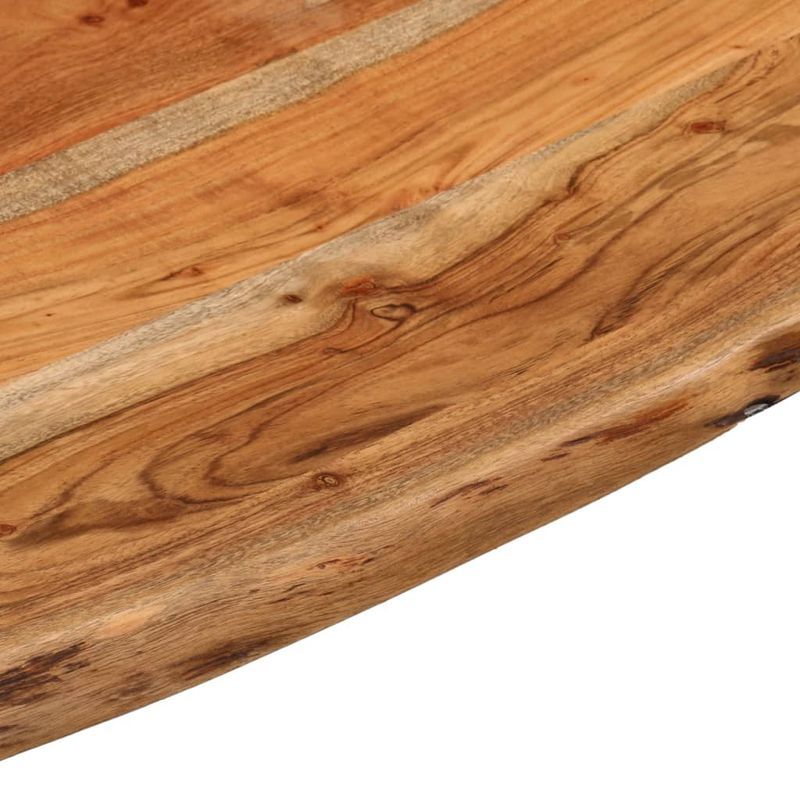 Casa si Gradina - Mobilier - Biblioteci si rafturi - Rafturi - Raft perete 40x40x3,8 cm patrat lemn masiv acacia margine vie - Infinity.ro