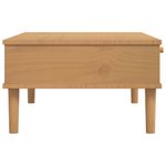 Casa si Gradina - Mobilier - Mese si birouri - Masute de cafea - Masa de cafea SENJA aspect ratan maro 100x55x33 cm lemn masiv - Infinity.ro