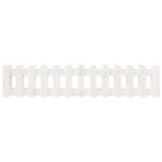 Casa si Gradina - Gradinarit si plante - Plante si ghivece - Ghivece si suporturi - Pat inaltat gradina design gard alb 150x30x30cm lemn pin tratat - Infinity.ro