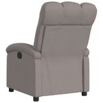 Casa si Gradina - Mobilier - Scaune si fotolii - Fotolii - Fotoliu rabatabil electric, gri taupe, material textil - Infinity.ro