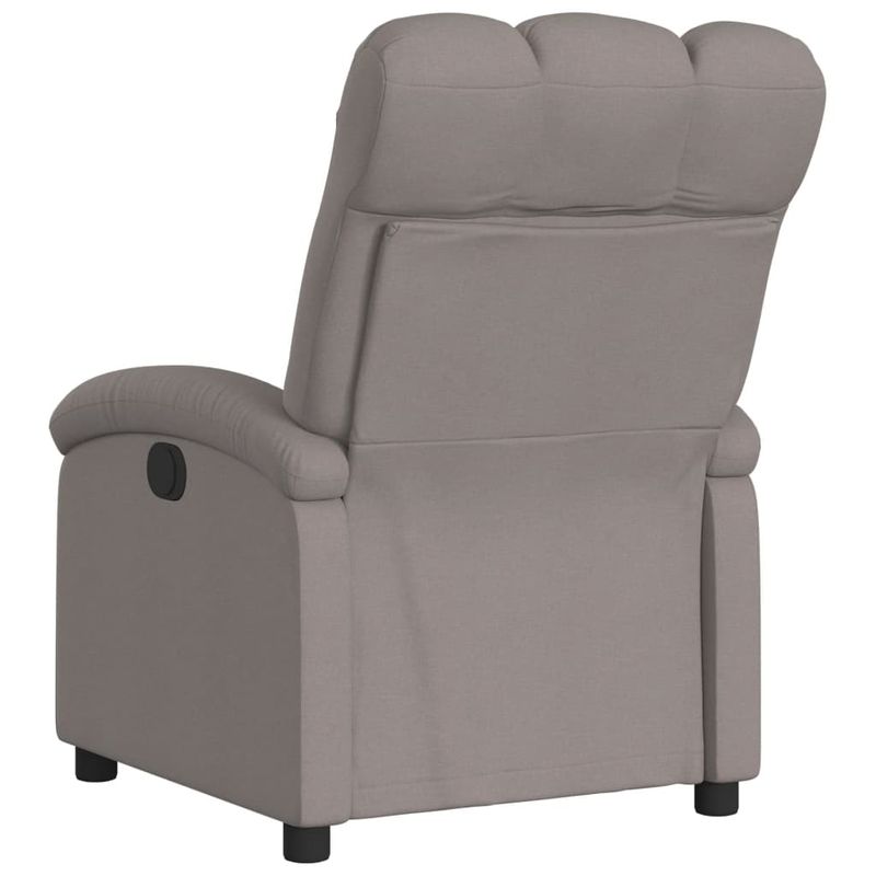 Casa si Gradina - Mobilier - Scaune si fotolii - Fotolii - Fotoliu rabatabil electric, gri taupe, material textil - Infinity.ro