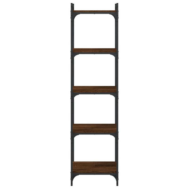 Casa si Gradina - Mobilier - Biblioteci si rafturi - Biblioteci - Biblioteca 5 niveluri, stejar maro 40x30x154 cm, lemn prelucrat - Infinity.ro