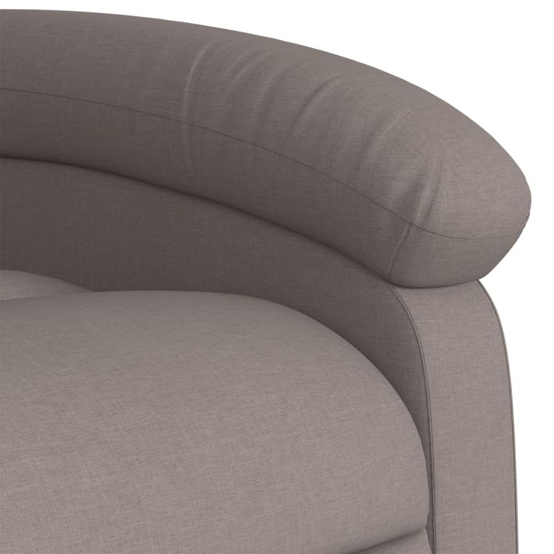 Casa si Gradina - Mobilier - Scaune si fotolii - Fotolii - Fotoliu rabatabil electric, gri taupe, material textil - Infinity.ro