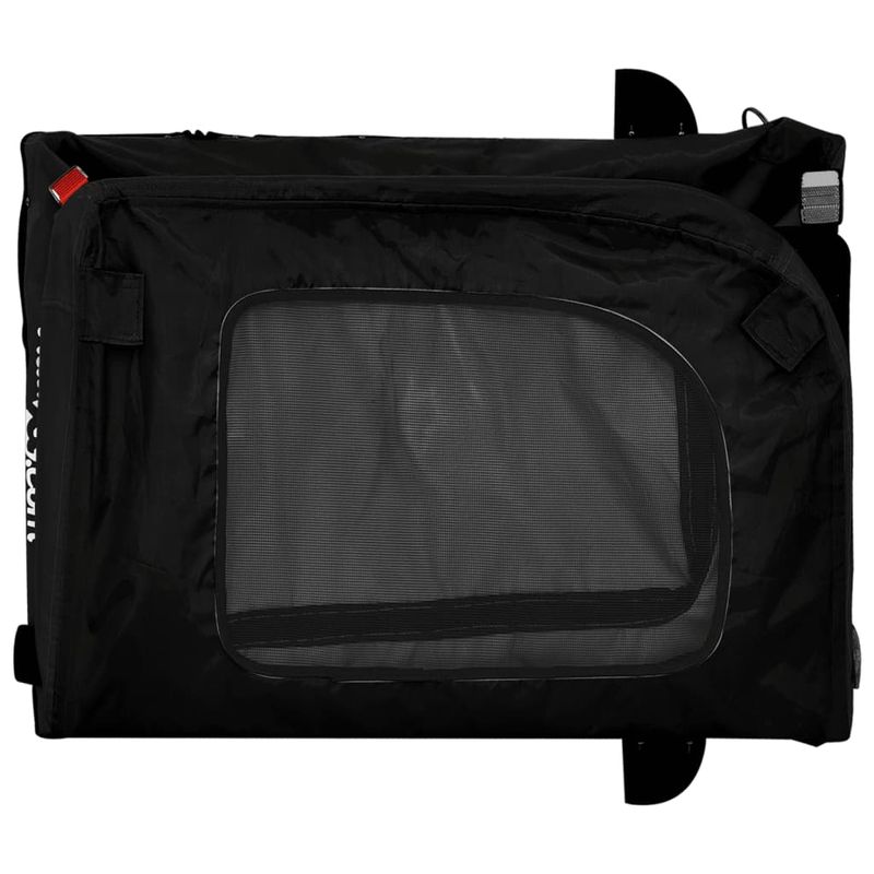 Petshop - Accesorii petshop - Culcusuri si custi - Genti si articole transport - Remorca bicicleta animale companie, negru, textil oxford/fier - Infinity.ro