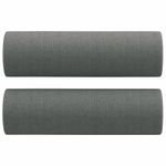 Casa si Gradina - Mobilier - Seturi de mobilier - Seturi living - Set de canapele cu perne, 3 piese, gri inchis, textil - Infinity.ro