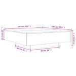 Casa si Gradina - Mobilier - Mese si birouri - Masute de cafea - Masuta de cafea, alb, 100x100x31 cm, lemn prelucrat - Infinity.ro