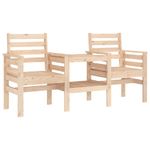 Casa si Gradina - Gradina si terasa - Mobilier exterior - Bancute de gradina - Banca de gradina cu masa 2 locuri, lemn masiv de pin - Infinity.ro
