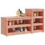 Casa si Gradina - Mobilier - Comode si corpuri - Corpuri bucatarie - Dulapuri de bucatarie de exterior, 2 buc., lemn masiv douglas - Infinity.ro