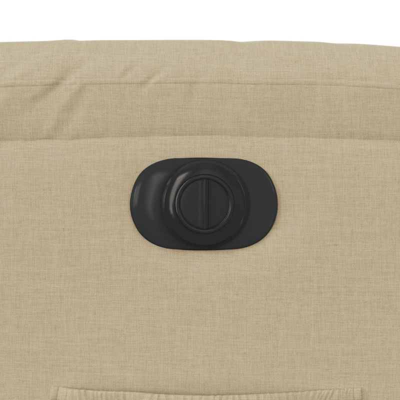 Casa si Gradina - Mobilier - Scaune si fotolii - Fotolii - Fotoliu electric rabatabil cu ridicare, crem, textil - Infinity.ro