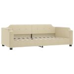 Casa si Gradina - Mobilier - Paturi si accesorii - Paturi - Pat de zi cu extensie, crem, 80x200 cm, textil - Infinity.ro