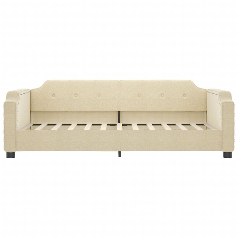 Casa si Gradina - Mobilier - Paturi si accesorii - Paturi - Pat de zi cu extensie, crem, 80x200 cm, textil - Infinity.ro