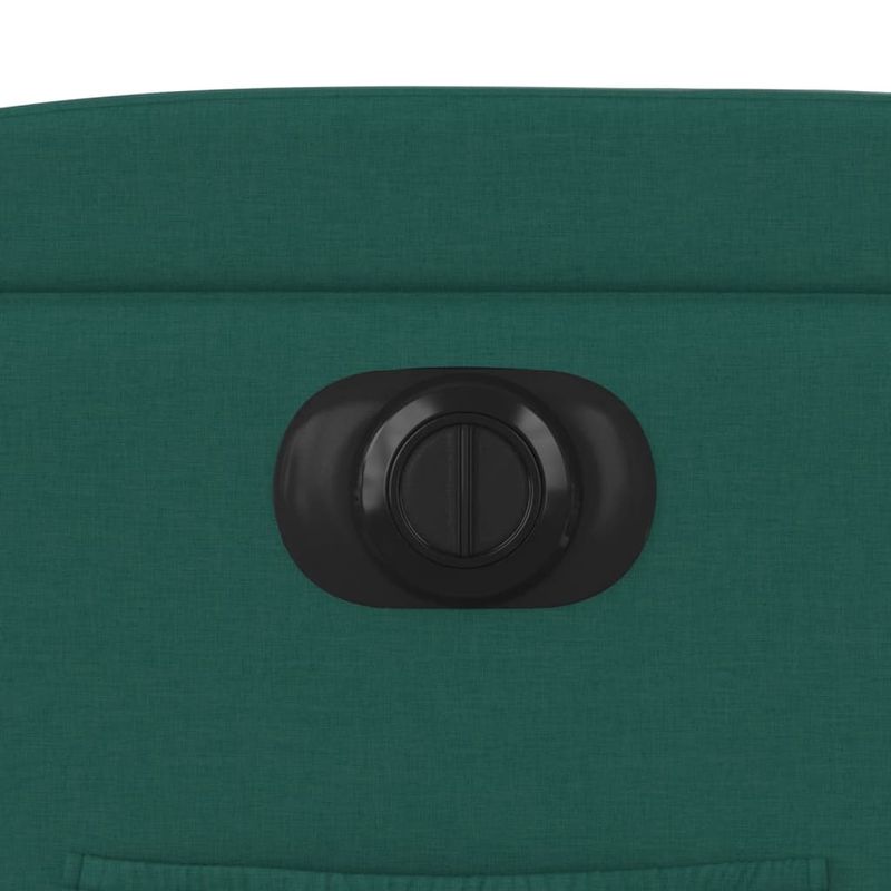 Casa si Gradina - Mobilier - Scaune si fotolii - Fotolii - Fotoliu electric rabatabil cu ridicare, verde inchis, textil - Infinity.ro