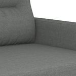 Casa si Gradina - Mobilier - Canapele si coltare - Canapele - Canapea cu 2 locuri, gri inchis, 140 cm, material textil - Infinity.ro