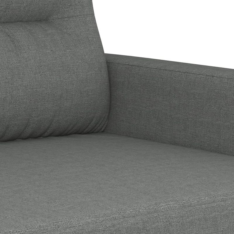 Casa si Gradina - Mobilier - Canapele si coltare - Canapele - Canapea cu 2 locuri, gri inchis, 140 cm, material textil - Infinity.ro