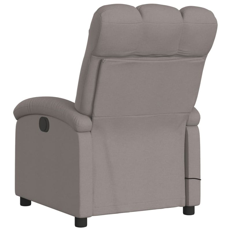 Ingrijire personala si Cosmetice - Sanatate si wellness - Articole wellness - Fotolii de masaj - Fotoliu electric de masaj rabatabil, gri taupe, textil - Infinity.ro