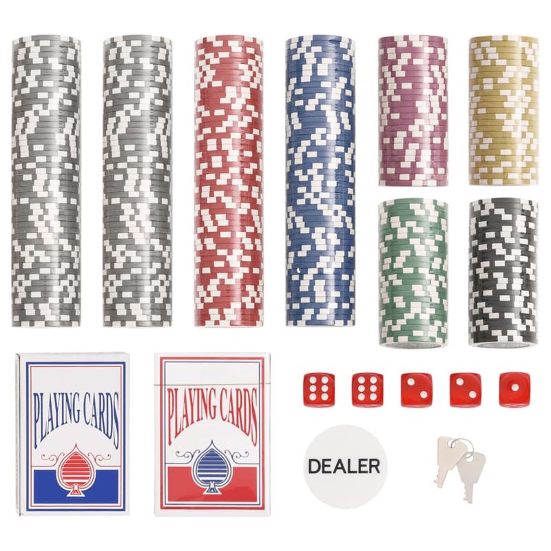 Jucarii, Copii si Bebe - Jucarii si jocuri - Jocuri si puzzle - Jocuri de societate - Set de jetoane de poker 300 buc. 11,5 g - Infinity.ro