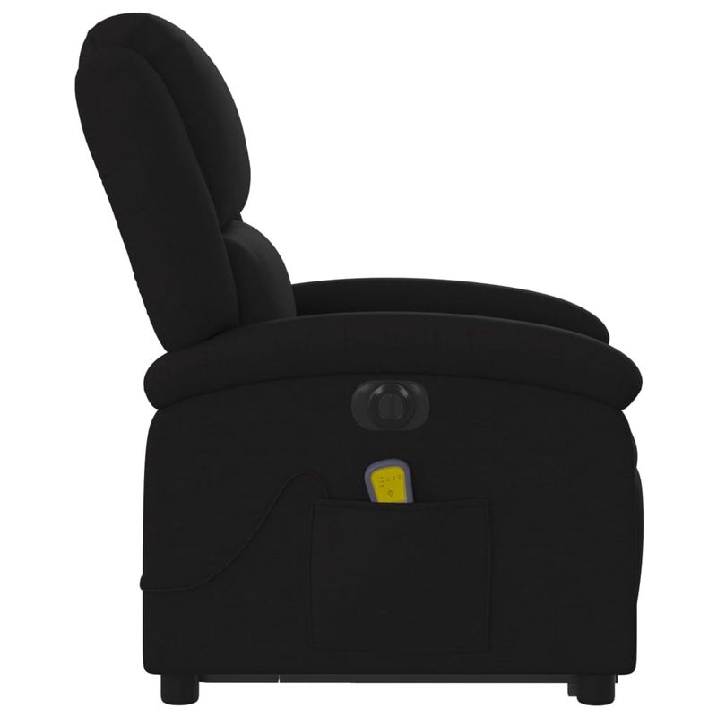 Ingrijire personala si Cosmetice - Sanatate si wellness - Articole wellness - Fotolii de masaj - Fotoliu electric de masaj rabatabil cu ridicare, negru, textil - Infinity.ro