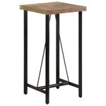 Casa si Gradina - Mobilier - Mese si birouri - Mese bucatarie si dining - Masa de bar, 55x55x107 cm, lemn masiv reciclat si fier - Infinity.ro