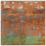 Casa si Gradina - Mobilier - Mese si birouri - Mese bucatarie si dining - Masa de bar, 55x55x107 cm, lemn masiv reciclat si fier - Infinity.ro