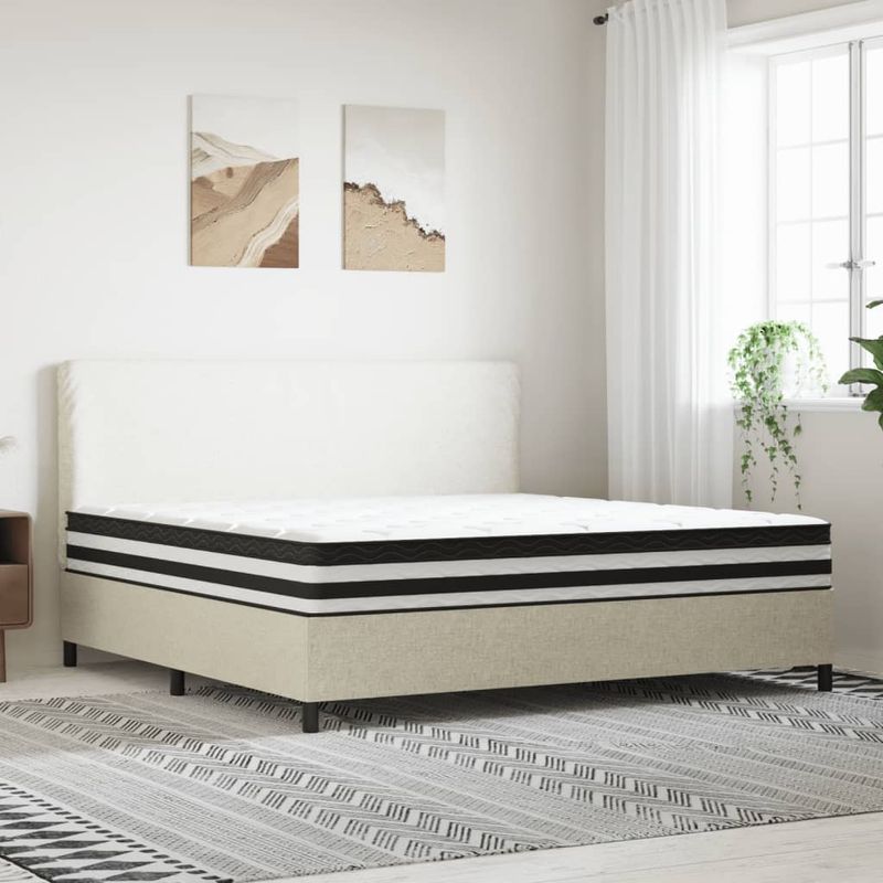 Casa si Gradina - Mobilier - Saltele si somiere - Saltele - Saltea cu arcuri buzunar, fermitate medie, 200x200 cm - Infinity.ro