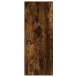 Casa si Gradina - Mobilier - Comode si corpuri - Comode - Dulap inalt, stejar fumuriu, 34,5x34x180 cm, lemn prelucrat - Infinity.ro