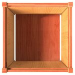 Casa si Gradina - Gradinarit si plante - Plante si ghivece - Ghivece si suporturi - Jardiniera de gradina, maro ceruit, 60x60x60 cm, lemn masiv pin - Infinity.ro