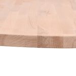 Casa si Gradina - Mobilier - Feronerie si accesorii mobila - Blat de masa rotund, diametru 80x1,5 cm, lemn masiv de fag, maro deschis - Infinity.ro