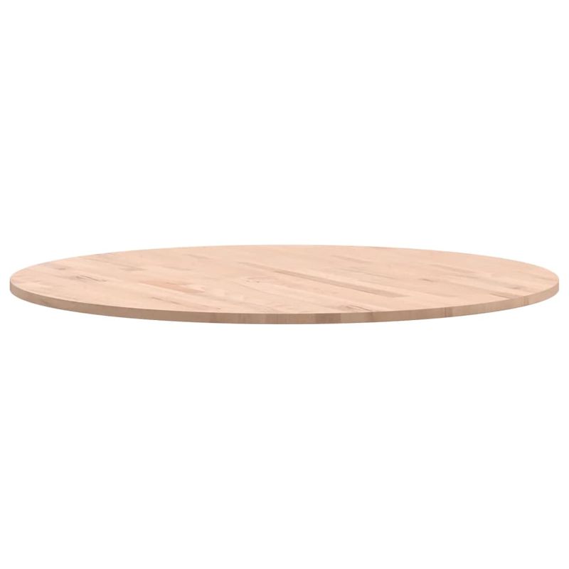 Casa si Gradina - Mobilier - Feronerie si accesorii mobila - Blat de masa rotund, diametru 80x1,5 cm, lemn masiv de fag, maro deschis - Infinity.ro