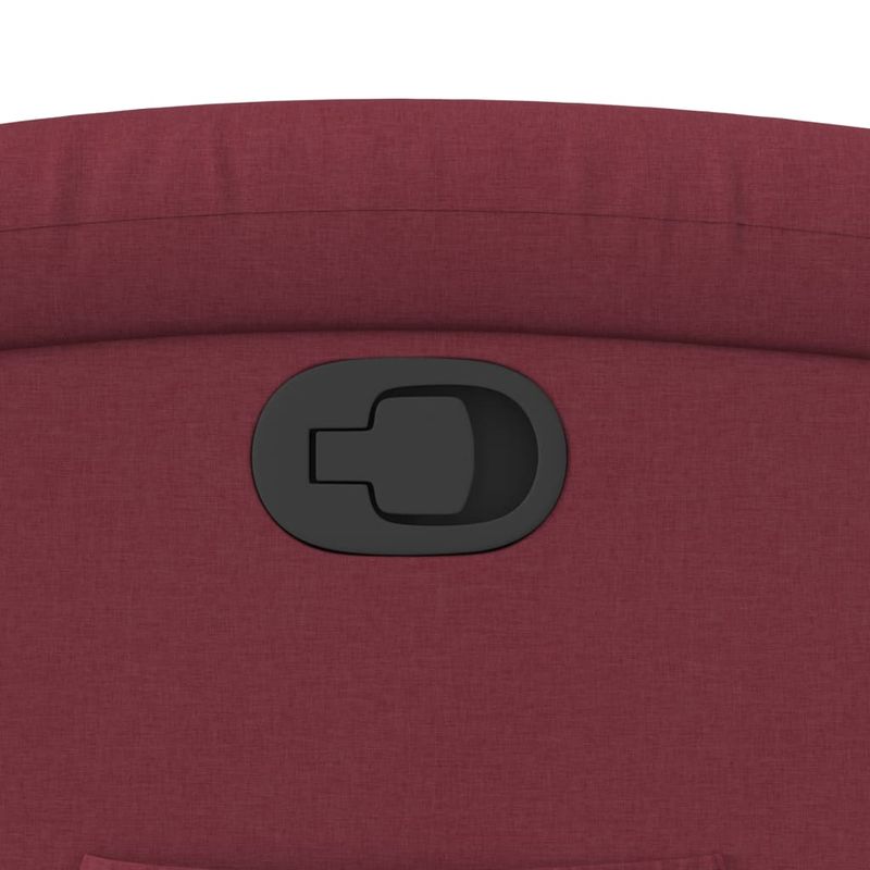 Casa si Gradina - Mobilier - Scaune si fotolii - Fotolii - Fotoliu rabatabil, rosu vin, material textil - Infinity.ro