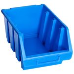 Casa si Gradina - Constructii - Depozitare, transport si protectie - Organizatoare si cutii scule - Cutii de depozitare stivuibile, 20 buc., albastru, plastic, mărime 170x240x126 mm - Infinity.ro