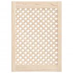 Casa si Gradina - Mobilier - Dulapuri si sifoniere - Dulapuri - Usi de dulap cu zabrele 2 buc. 49,5x69 cm, lemn masiv de pin - Infinity.ro