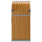 Casa si Gradina - Termice - Sobe, Seminee si accesorii - Accesorii seminee si sobe - Suport de busteni, maro deschis, 120x45x100 cm, otel galvanizat - Infinity.ro