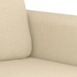 Casa si Gradina - Mobilier - Seturi de mobilier - Seturi living - Set de canapele cu perne, 2 piese, crem, material textil - Infinity.ro