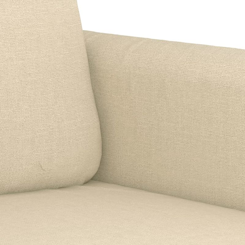 Casa si Gradina - Mobilier - Seturi de mobilier - Seturi living - Set de canapele cu perne, 2 piese, crem, material textil - Infinity.ro