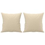 Casa si Gradina - Mobilier - Seturi de mobilier - Seturi living - Set de canapele cu perne, 2 piese, crem, material textil - Infinity.ro