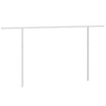 Casa si Gradina - Gradina si terasa - Umbrele si pavilioane - Umbrele - Set stalp pentru copertina, alb, 450x245 cm, fier - Infinity.ro